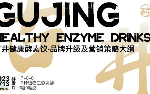 古井健康酵素饮品品牌升级及营销策略大纲