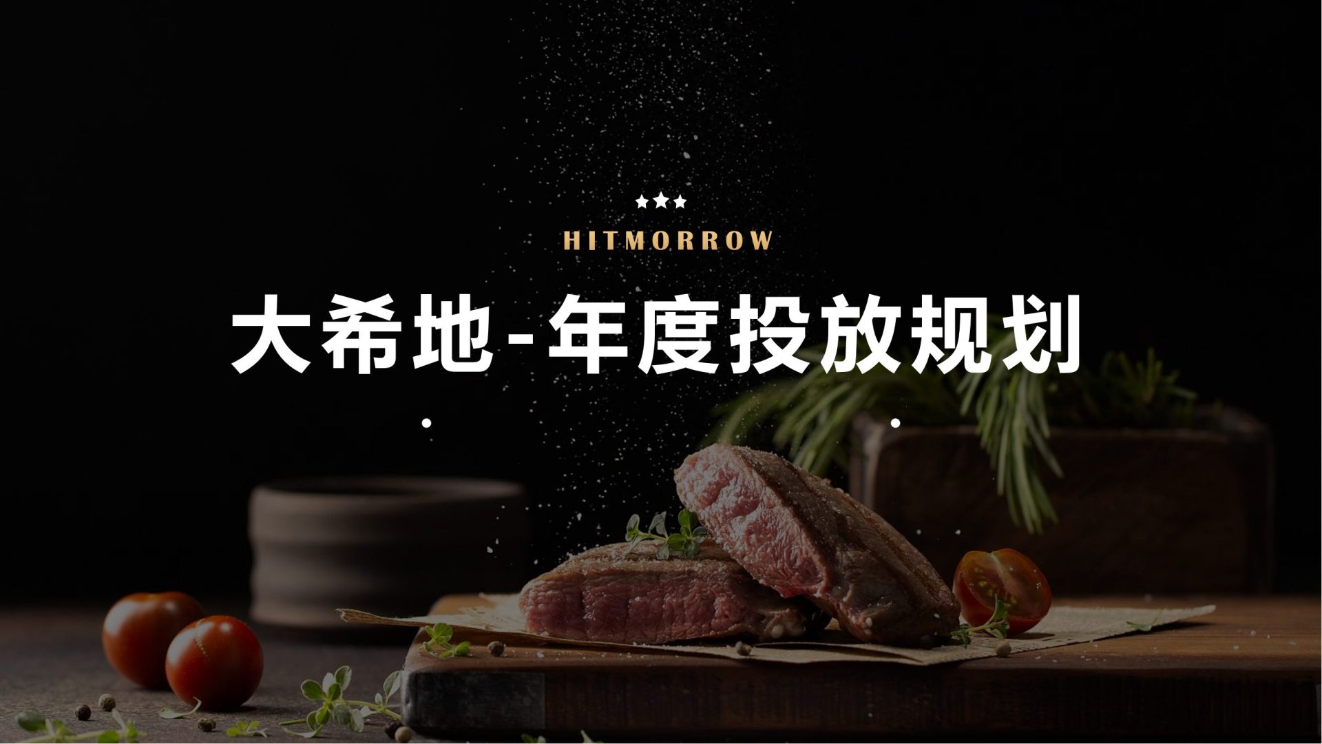 牛排品牌大希地小红书年度投放方案