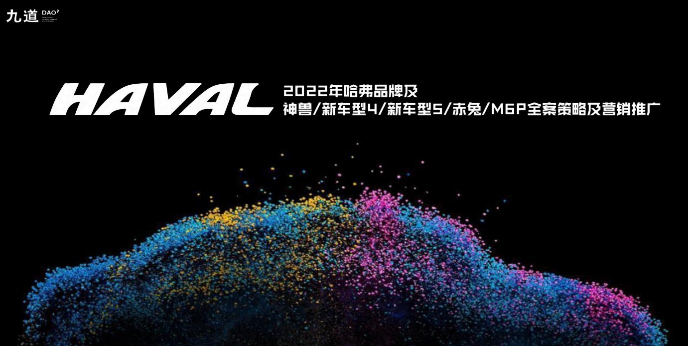 2022哈弗汽车品牌全案策略及营销推广方案