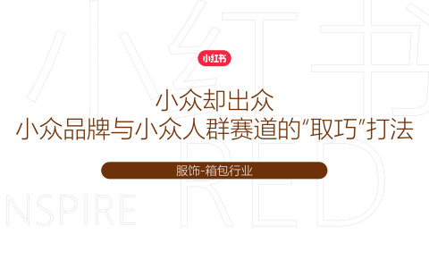 小红书服饰箱包行业运营玩法