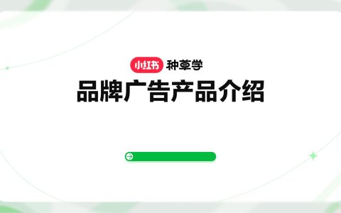 小红书品牌广告产品介绍