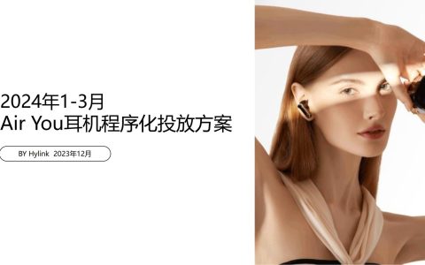 Air You耳机程序化投放方案