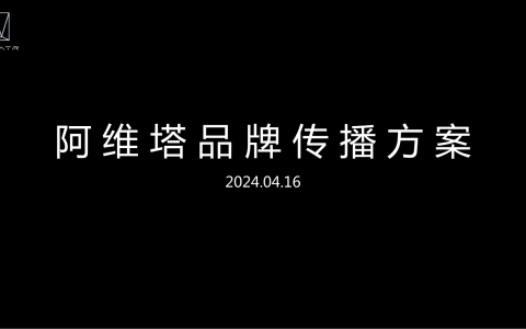 2024年阿维塔品牌传播方案