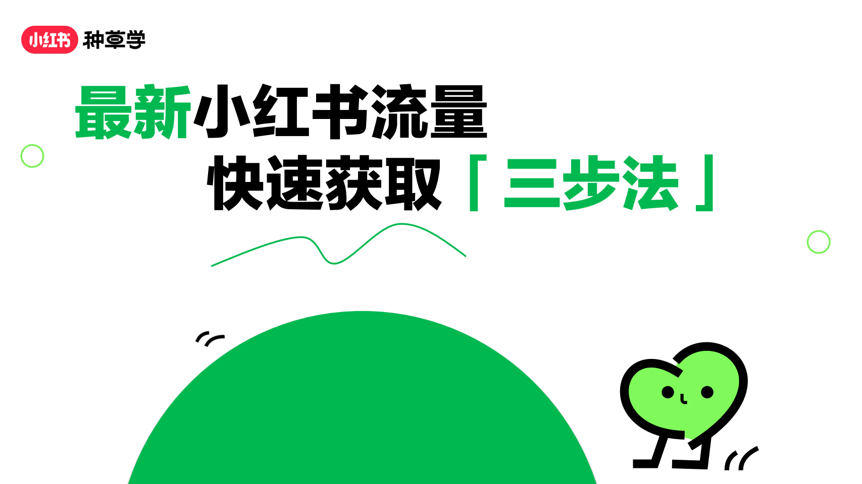 最新小红书流量快速获取「三步法」