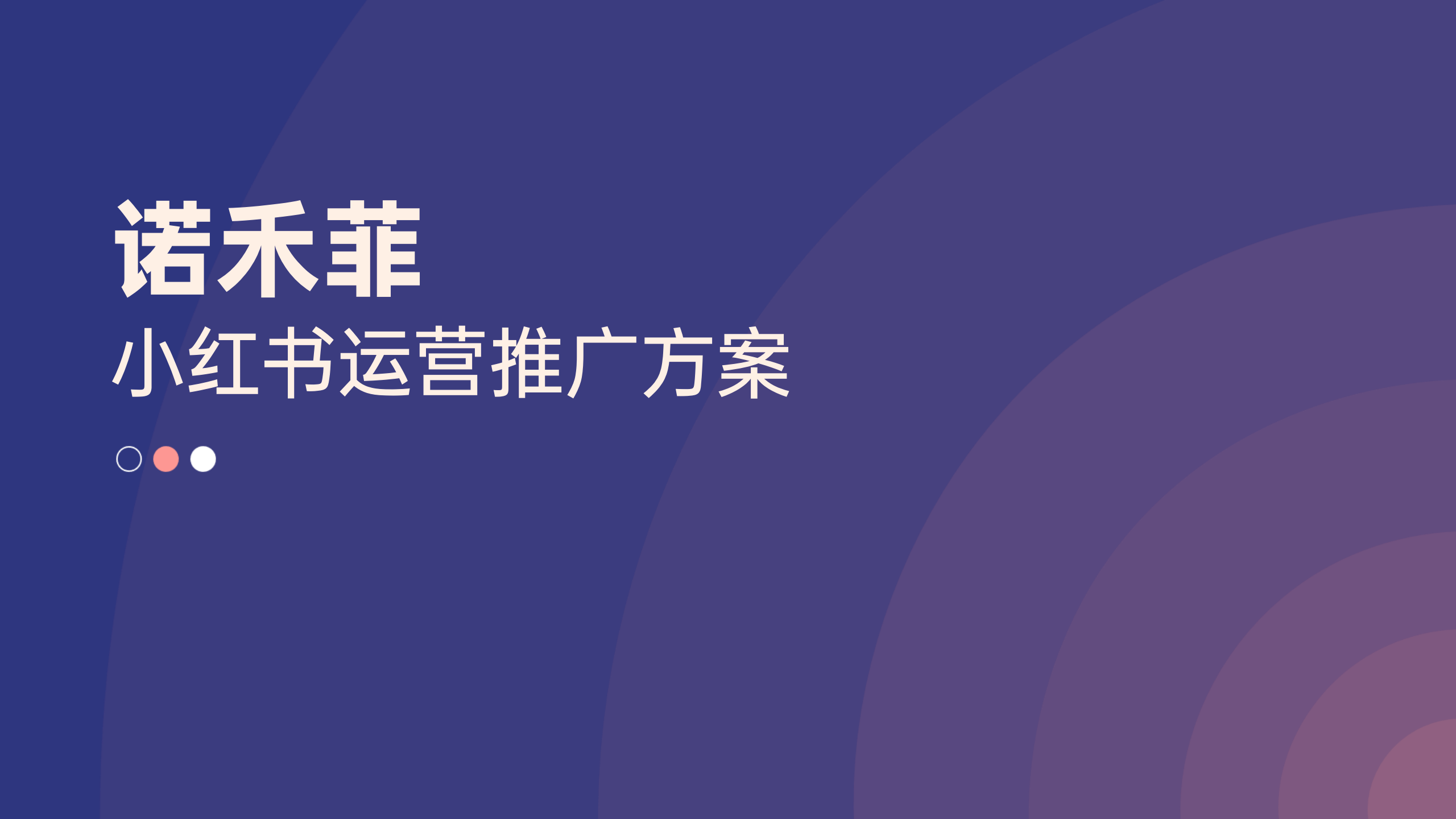 2023诺禾菲小红书运营推广方案