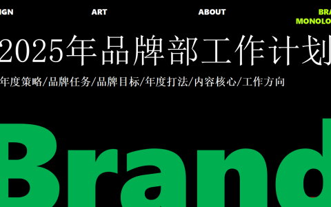 品牌运营部工作计划