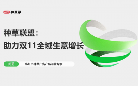 小红书种草联盟：助力双11全域生意增长