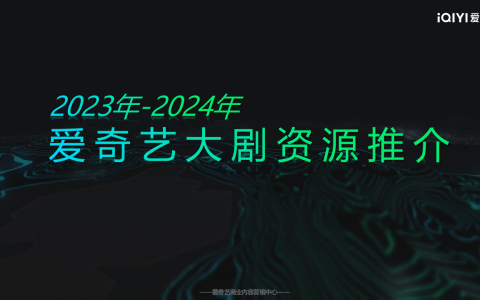 2023年-2024年爱奇艺大剧资源推介