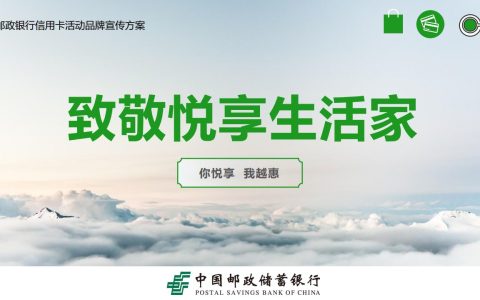 邮政银行信用卡活动品牌宣传推广方案