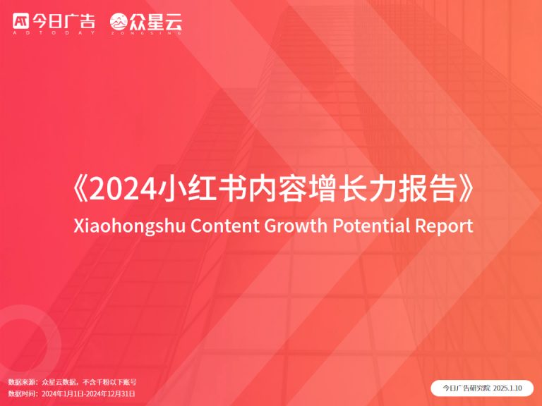🆓2024小红书内容增长力报告