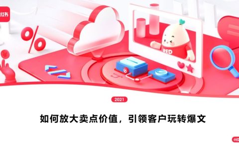 🆓小红书：如何放大卖点价值，引领客户玩转爆文