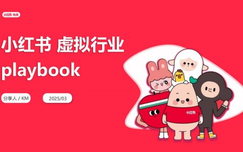 ⭕2025小红书虚拟行业经营一本通