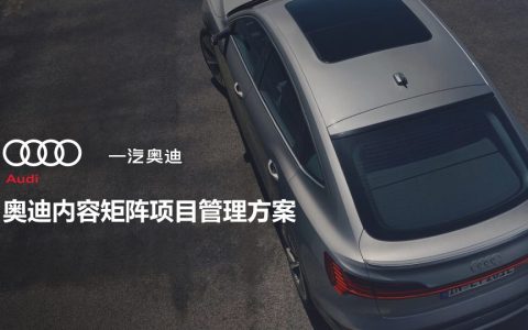 ⭕奥迪内容矩阵项目管理方案