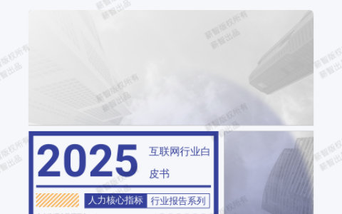 ⭐2025年互联网行业白皮书