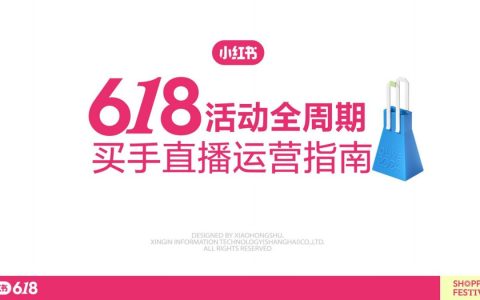 ⭕2025小红书618活动全周期买手直播运营指南