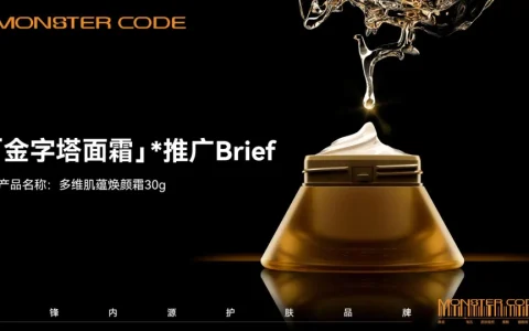 ⭐野兽代码金字塔面霜推广Brief