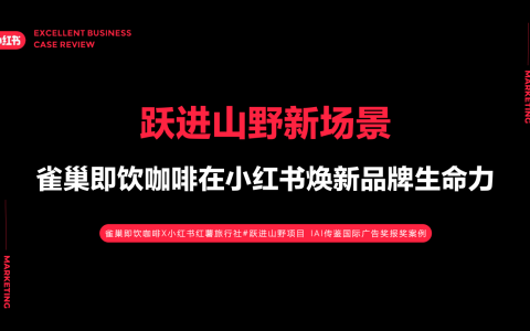 ⭐雀巢即饮咖啡X小红书AI传鉴国际广告奖报奖案例