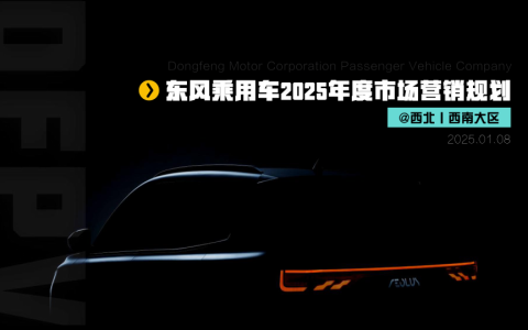 ⭕东风乘用车2025年度市场营销规划