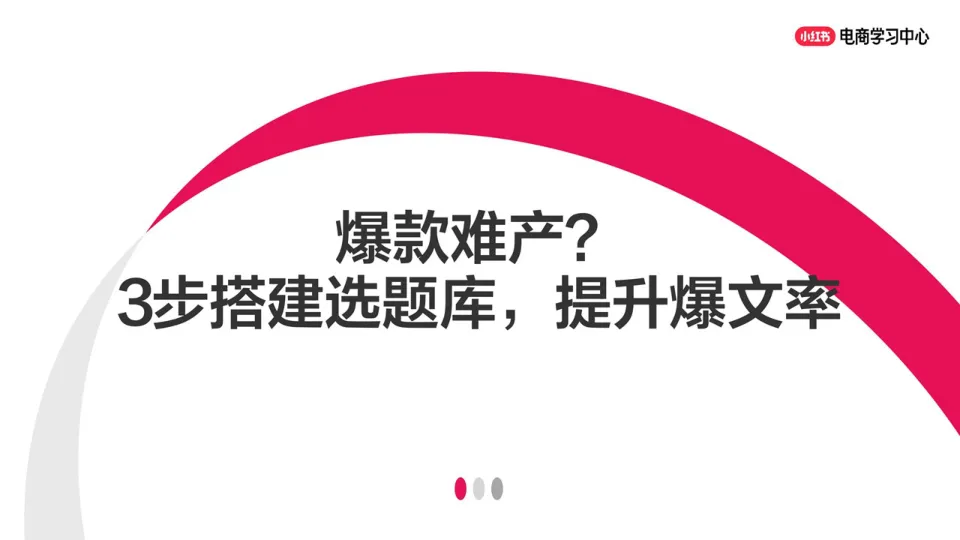 ⭐爆款难产？3步搭建小红书选题库，提升爆文率