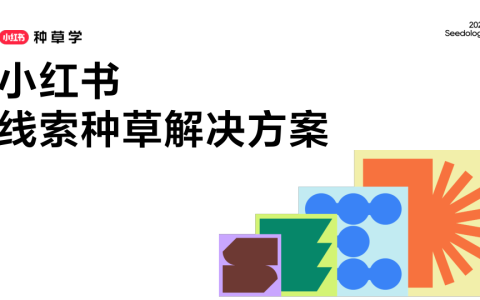 ⭕2025小红书线索种草解决方案