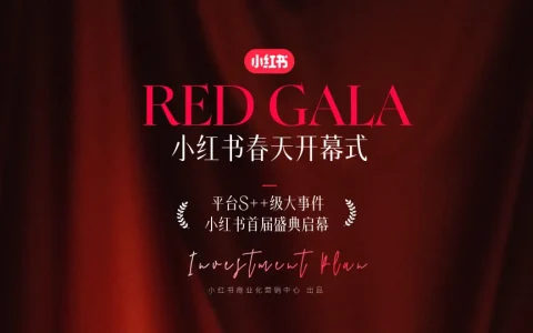 ⭐小红书S++级大事件RED GALA盛典招商通案