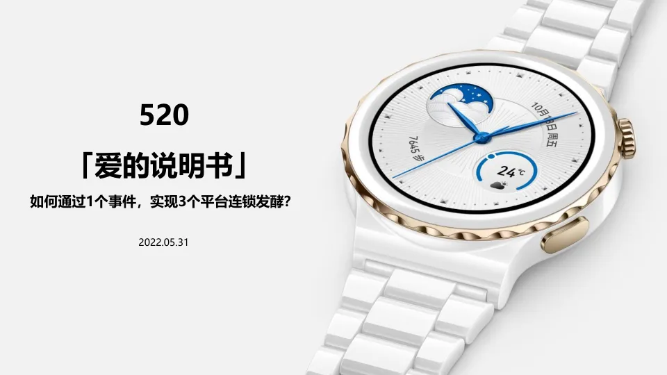 ⭐华为手表“520爱的说明书”传播方案