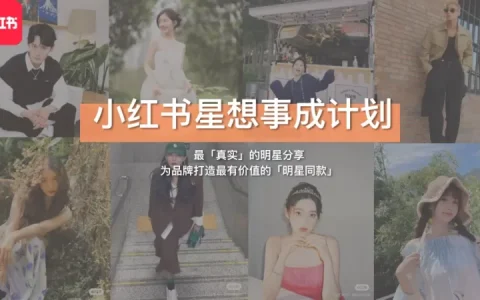 ⭕小红书星想事成计划2.0