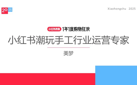 ⭕2025小红书电商双11-潮玩手工虚拟宠物行业运营指南