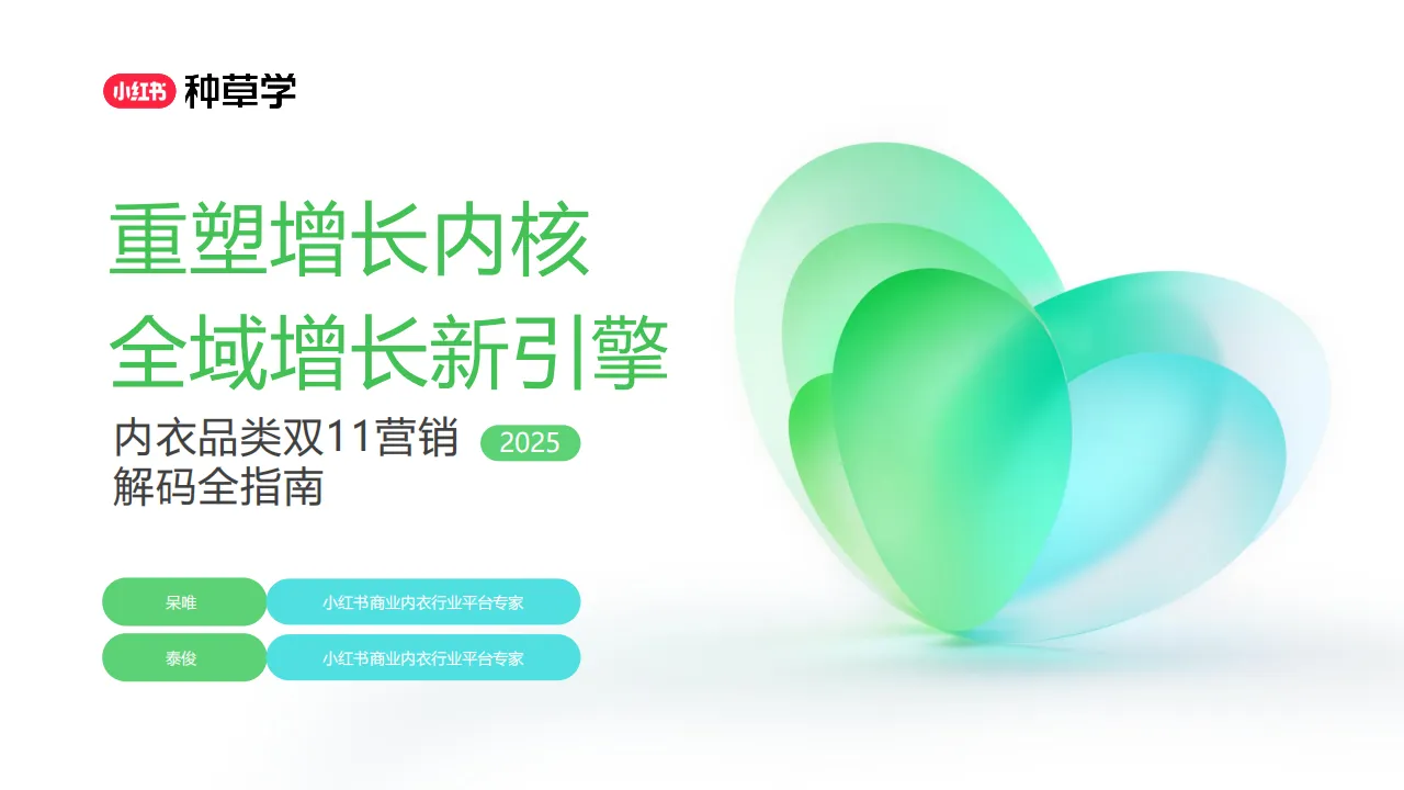 2025小红书双11-内衣行业增长攻略
