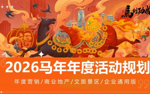 2026马年年度活动规划企业通用版（年度营销、商业地产、文旅景区）